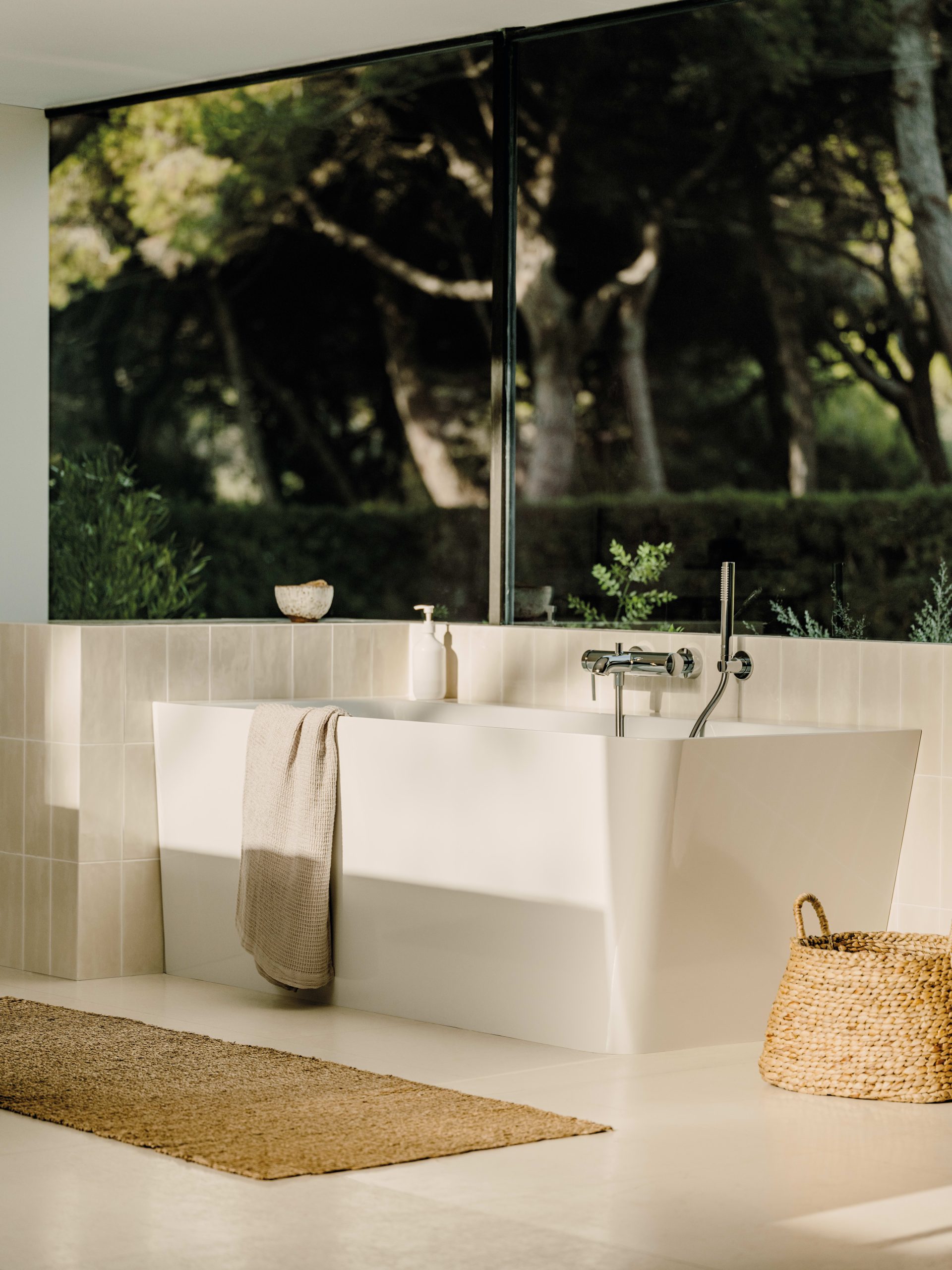 ONA Baignoire asymétrique angle gauche en stonex A248629000 – Image 3